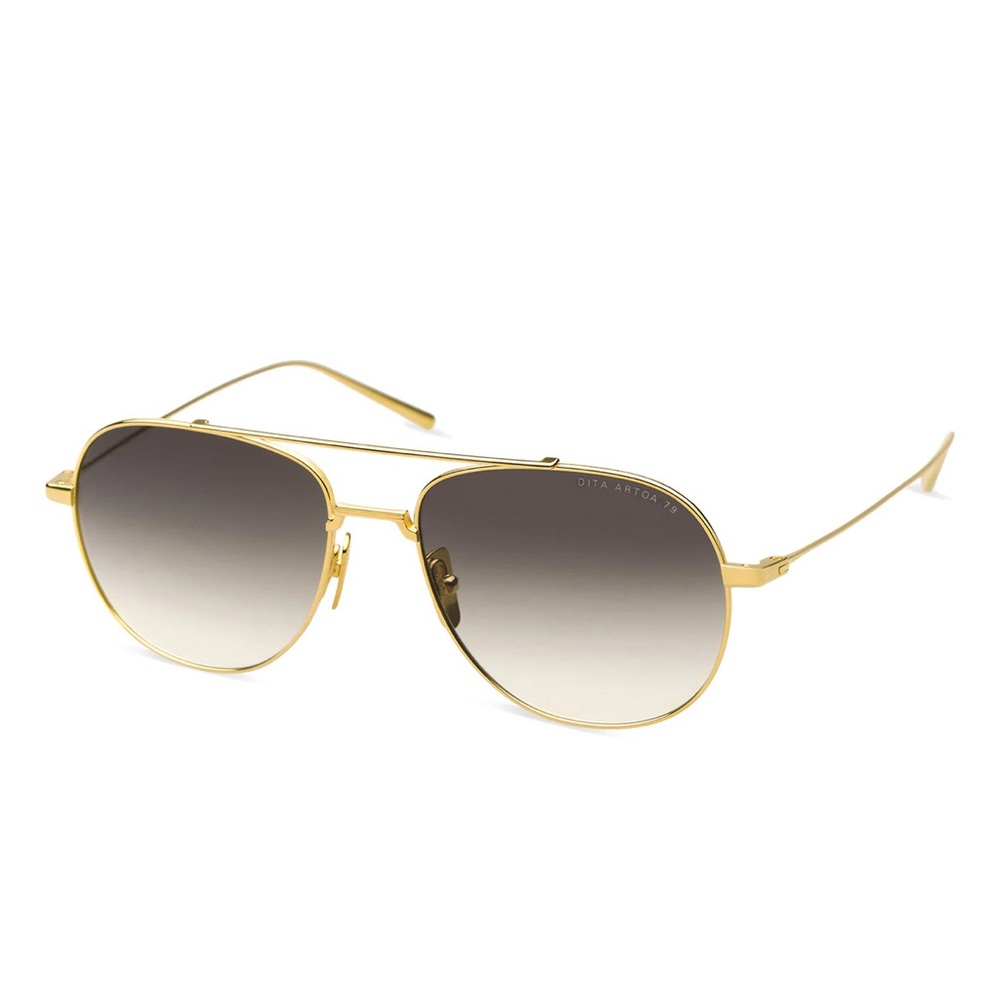 DITA Artoa.79 Gold Aviator Sunglasses with Gradient Lenses (Women’s)